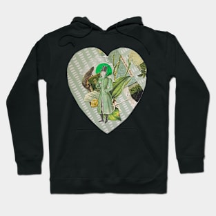 Green Heart Hoodie